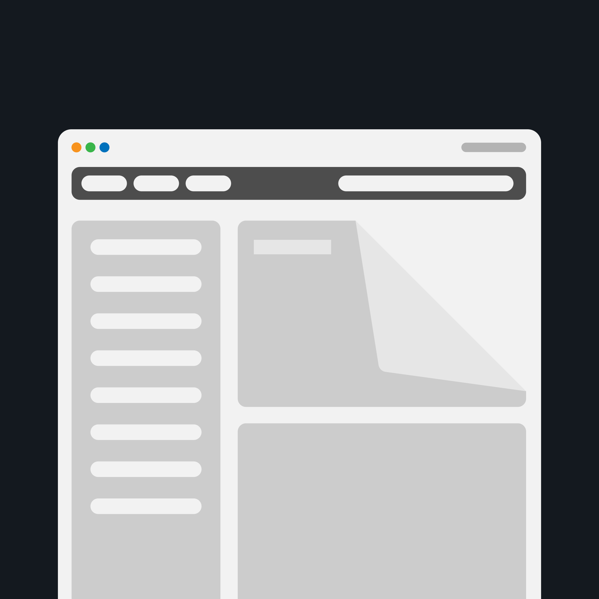 web menu 